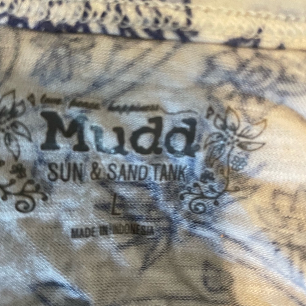 Mudd Blue Floral Camisole Top - Picture 3 of 3